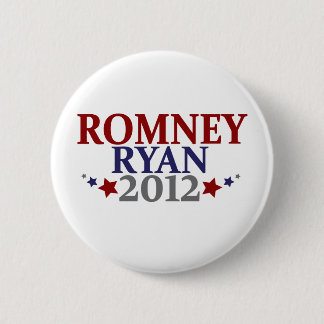 Bóton Redondo 5.08cm Mitt Romney Paul Ryan 2012