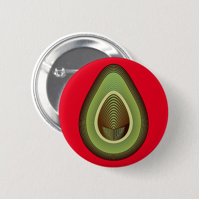 Bóton Redondo 5.08cm mod avocado (Frente & Verso)