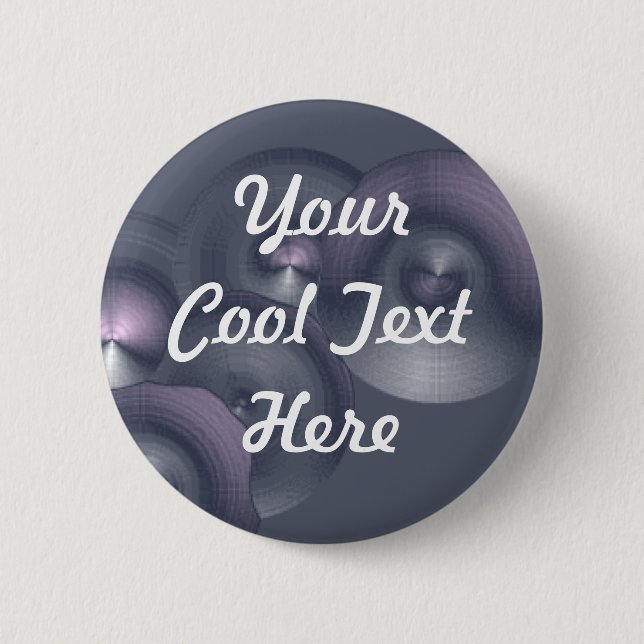 Bóton Redondo 5.08cm modelo "Cymbalism II" (Frente)