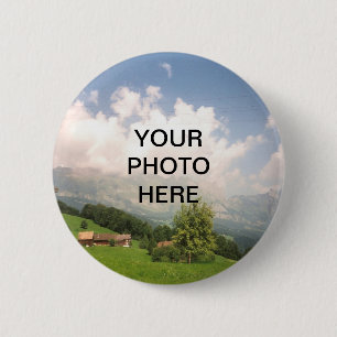 Bóton Redondo 5.08cm Modelo do botão do vazio