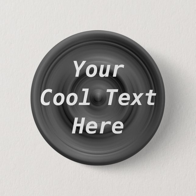 Bóton Redondo 5.08cm Modelo Fast Car II (Frente)