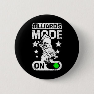 Bóton Redondo 5.08cm Modo Billiards Ativado