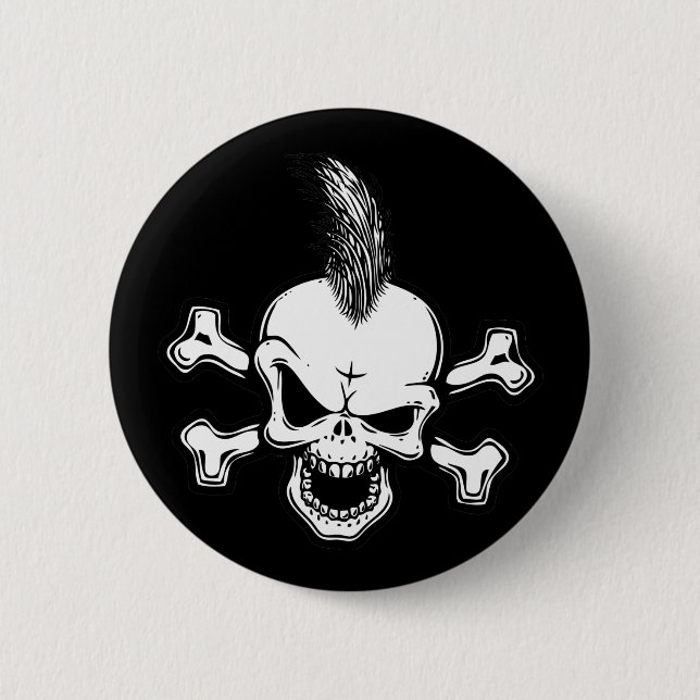 Bóton Redondo 5.08cm Moe Hawkins (Frente)