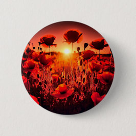 Bóton Redondo 5.08cm Mohn im Gegenlicht
