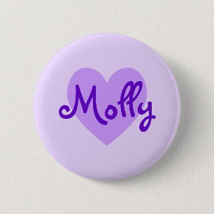 Bóton Redondo 5.08cm Molly no roxo