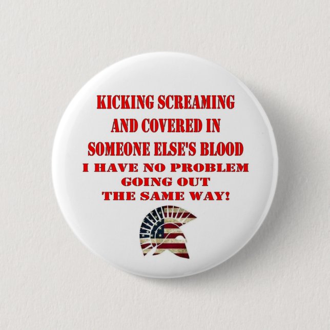 BÓTON REDONDO 5.08CM MOLON LABE (Frente)