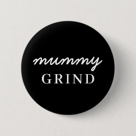 Bóton Redondo 5.08cm Mom Hustle | Modern Script Stylish Mom Life Design