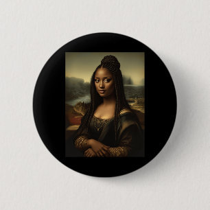 Bóton Redondo 5.08cm Mon Africano de História Negra Americana da Mona N