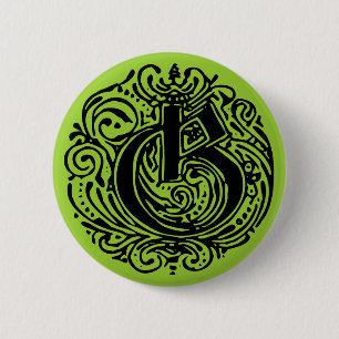 Bóton Redondo 5.08cm Monarquia "G"