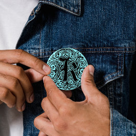 Bóton Redondo 5.08cm Monarquia "K"