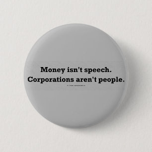 Bóton Redondo 5.08cm MoneySpeechCorpPerson
