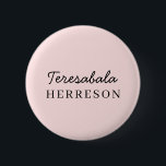 Bóton Redondo 5.08cm Monogram Neutral | Modern Minimalist Stylish<br><div class="desc">Show off your style with this modern minimalist monogram design in neutral tones. Perfect for personalized gifts,  stationery,  or décor,  this clean and chic layout adds a stylish touch to any item. Customize it with initials or text to make it uniquely yours.</div>