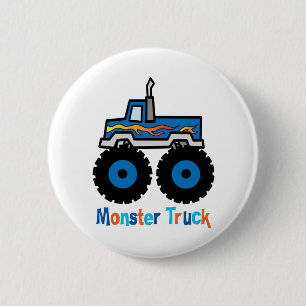 Bóton Redondo 5.08cm Monster truck
