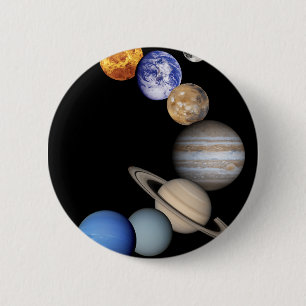 Bóton Redondo 5.08cm Montagem solar de Sytem