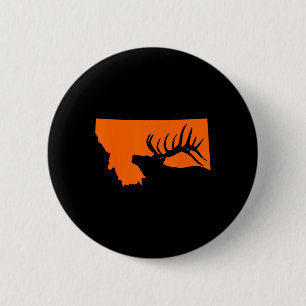 Bóton Redondo 5.08cm Montana Elk Hunting
