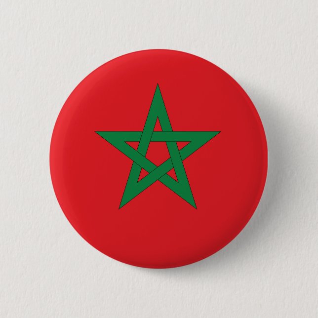 Bóton Redondo 5.08cm morocco flag (Frente)