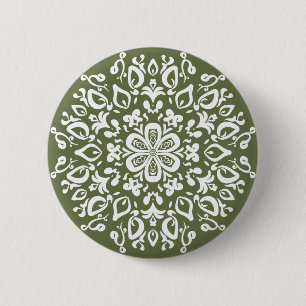 Bóton Redondo 5.08cm Moss Mandala
