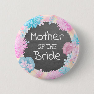 Bóton Redondo 5.08cm Mother of the Bride
