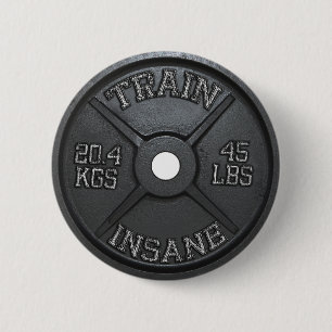 Bóton Redondo 5.08cm Motivação do treino (Barbell Plate)