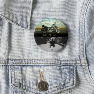 Bóton Redondo 5.08cm motocicleta