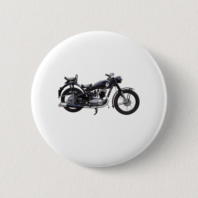 Bóton Redondo 5.08cm Motocicleta retrô (Frente)
