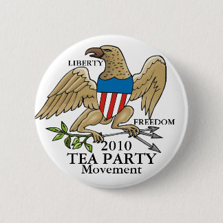 BÓTON REDONDO 5.08CM MOVIMENTO DO TEA PARTY