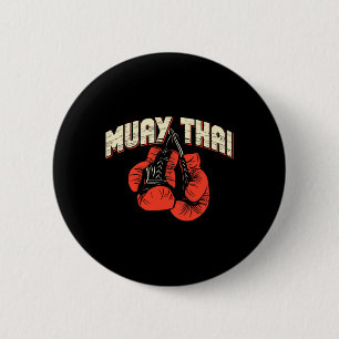 Bóton Redondo 5.08cm Muay Thai Boxing Martial Arts - Kickboxing