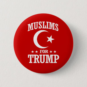 BÓTON REDONDO 5.08CM MUÇULMANOS PARA TRUMP