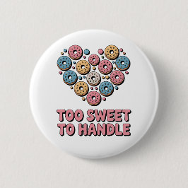 Bóton Redondo 5.08cm Muito doce de manipular | Rosquinhas