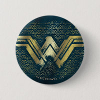 Mulher Maravilha - Símbolo Dourado escovado