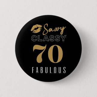 Bóton Redondo 5.08cm Mulheres 70 - Sy Cly Fabuloso _ Mulher de 70 Anos