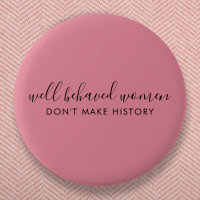 Mulheres bem comportadas não fazem a História cor-