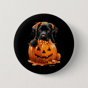 Bóton Redondo 5.08cm Mulheres Labrador Fofo Pingando Abóbora Candy Corn