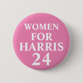 Bóton Redondo 5.08cm Mulheres Pelo Botão Harris