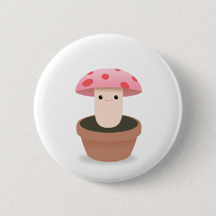 Bóton Redondo 5.08cm Mushroom Character