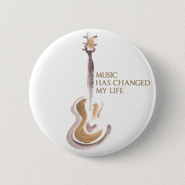 BÓTON REDONDO 5.08CM MUSIC CHANGED MY LIFE (Frente)