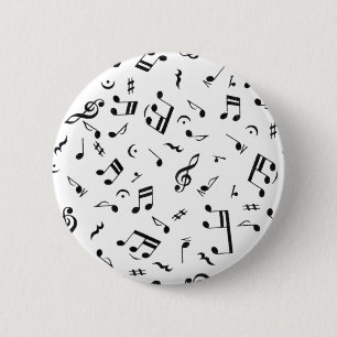 Bóton Redondo 5.08cm Music Lives_