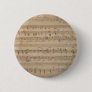 Bóton Redondo 5.08cm Música Antiga de 1822, Canção do Velho