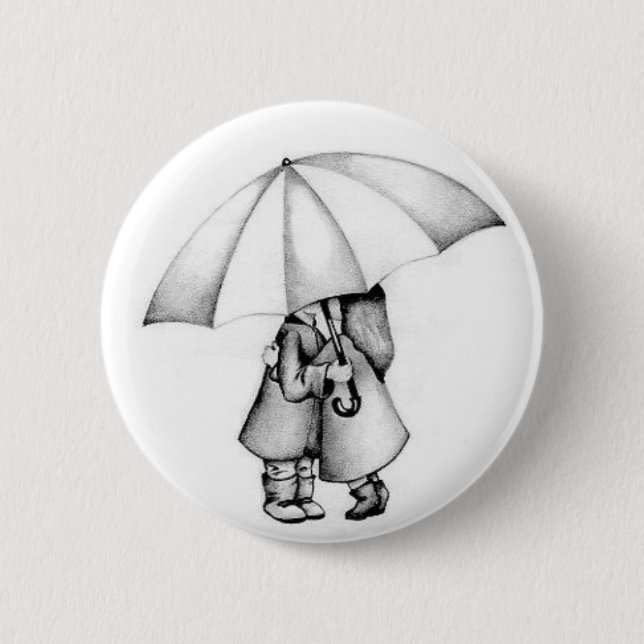 Bóton Redondo 5.08cm na chuva (Frente)