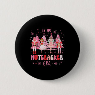 Bóton Redondo 5.08cm Na Minha Época Nutcracker Era Natal Balé F