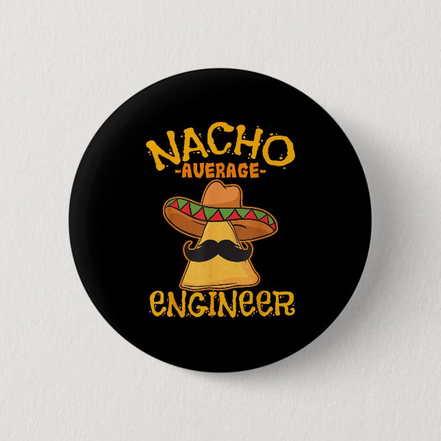 Bóton Redondo 5.08cm Nacho Média de Professores de Engenharia de Engenh (Frente)