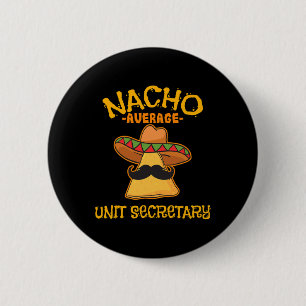 Bóton Redondo 5.08cm Nacho Médio Secretário da Unidade Mexicana Cinco D