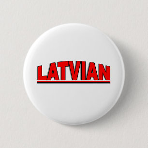 Bóton Redondo 5.08cm Nacionalidades - "Latvian "