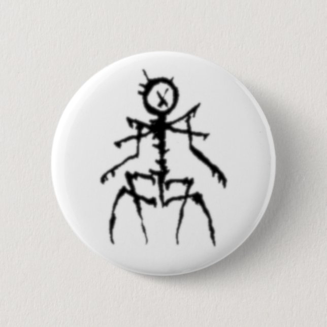 Bóton Redondo 5.08cm Nada Pin (Frente)