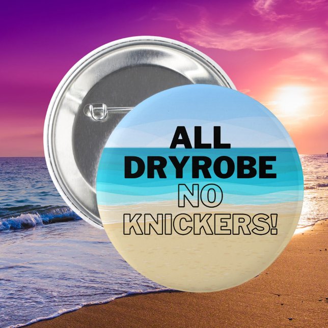 Bóton Redondo 5.08cm Nadadores de água aberta fazem natação no mar (Wild swimmer gift)