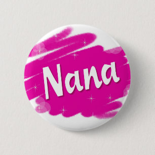 Bóton Redondo 5.08cm Nana ama rosa