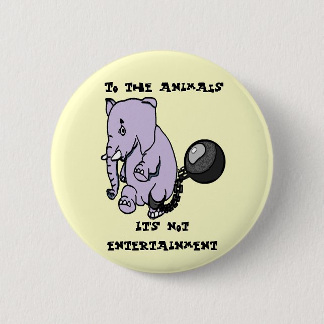 Bóton Redondo 5.08cm Não botão do entretenimento (Frente)