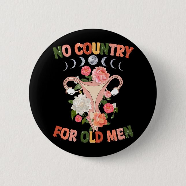 Bóton Redondo 5.08cm Não é País para Velhos (Frente)