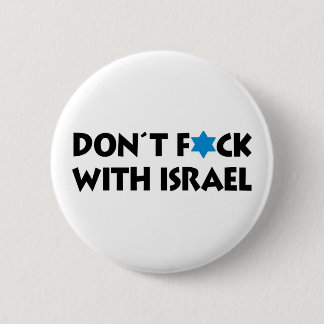 Bóton Redondo 5.08cm Não Foda Com Israel - Orgulho do Estado Judeu