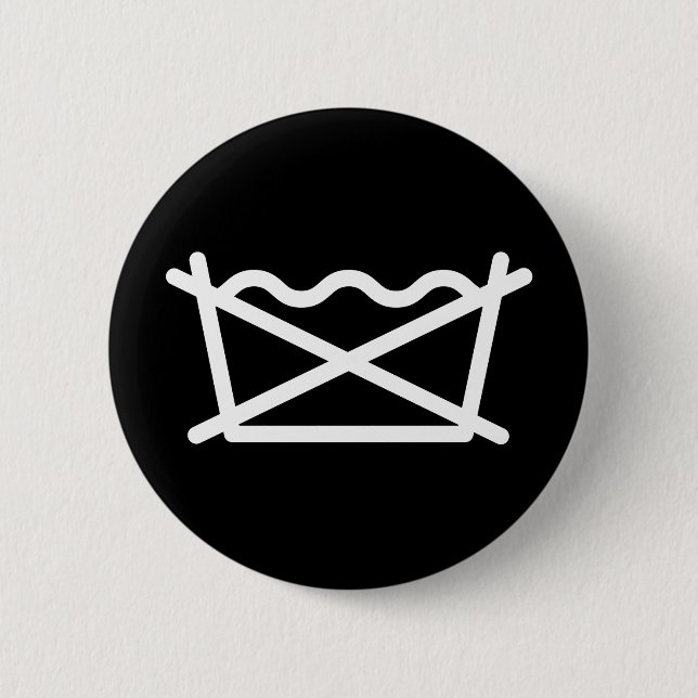 BÓTON REDONDO 5.08CM NÃO LAVEM! (Frente)